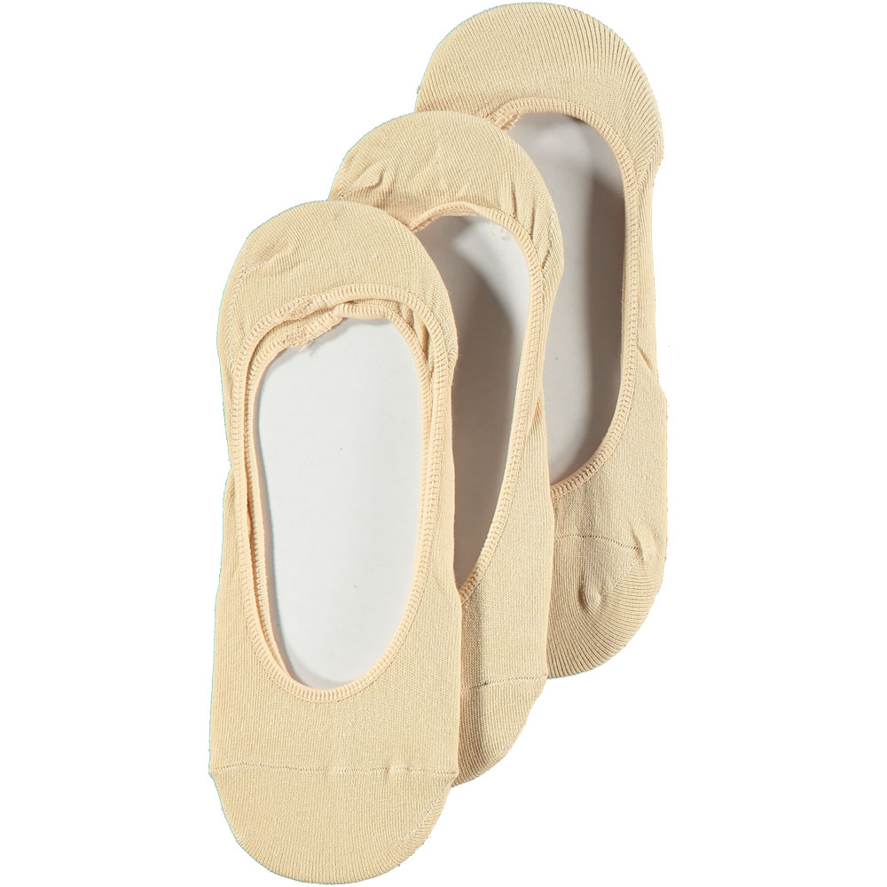 Dames footies  3-Pack Zand kopen? Goed en goedkoop