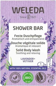 Weleda Shower Bar Lavender + Vetiver, 75 g