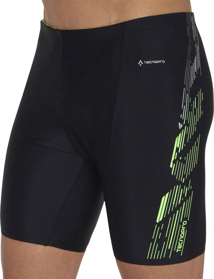 TECNOPRO Rendy Jammer Mid Badeshorts Sort