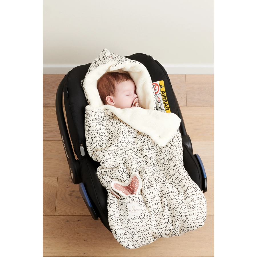 Noppies Autositz Fußsack Fancy Dot TOG 4.5 Jet Stream