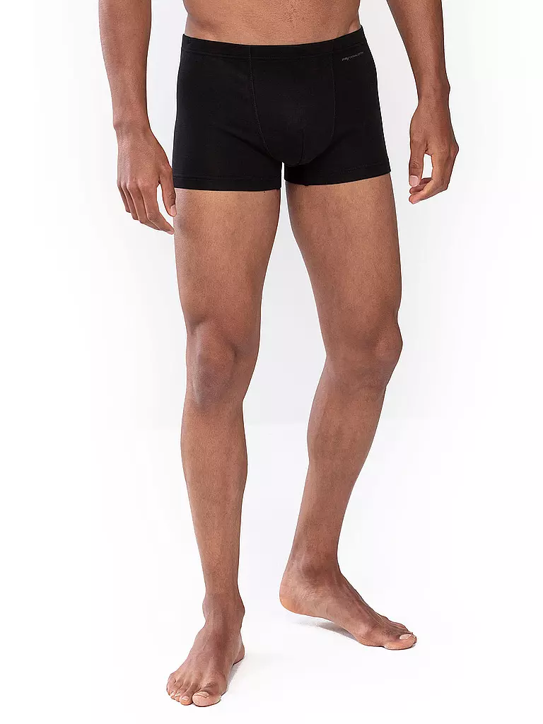 MEY Pants Casual Cotton Schwarz schwarz