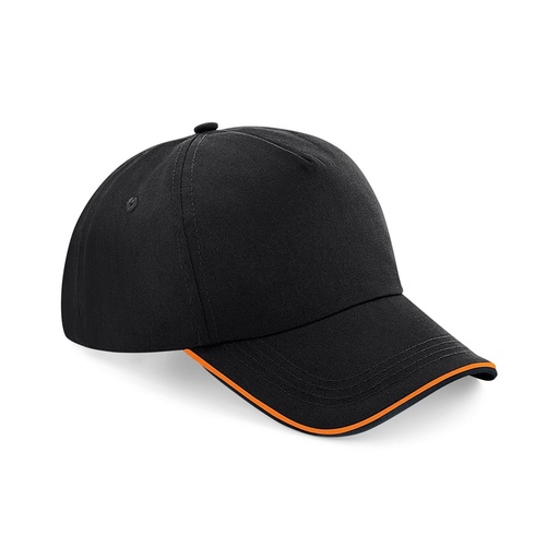 Gorra De Cinco Paneles Com Ribete Beechfield Autêntico