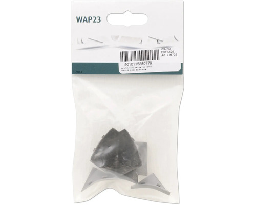 Accessoireset voor wandlijst Pietra Grigia antraciet F205 WAP 23
