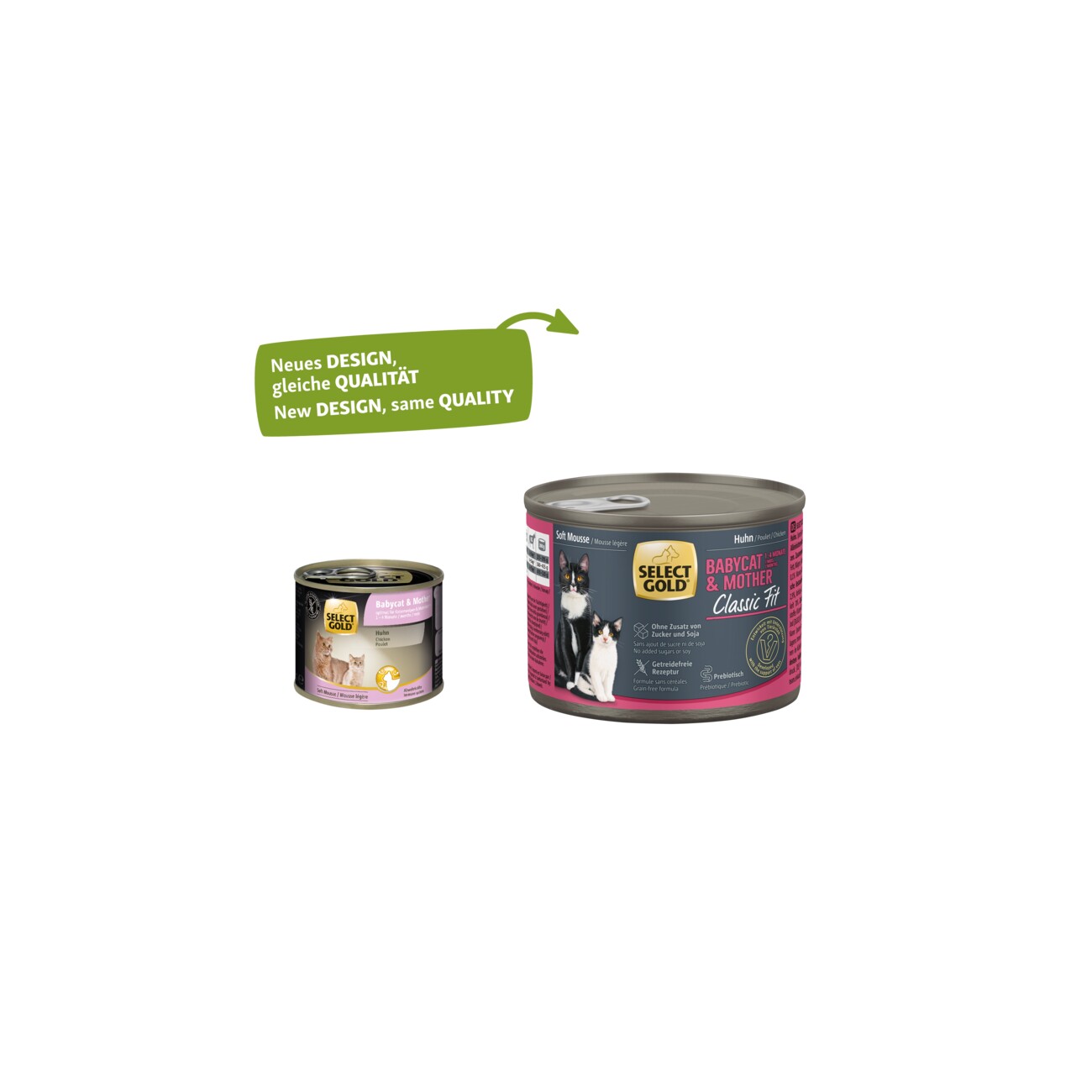 SELECT GOLD Babycat & Mother Soft Mousse Huhn 6x200 g