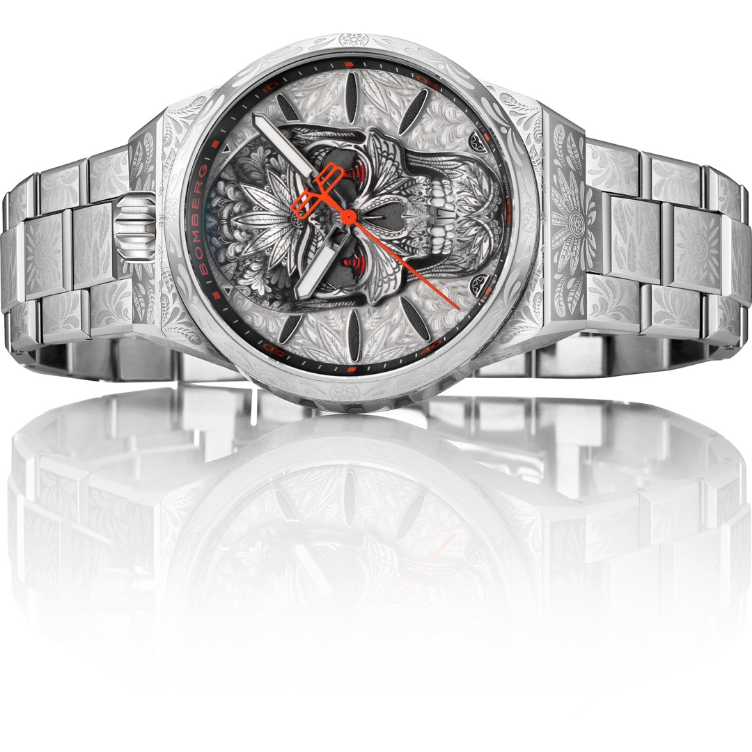 Bomberg Bolt-68 Neo Tattooed Skull Metal
