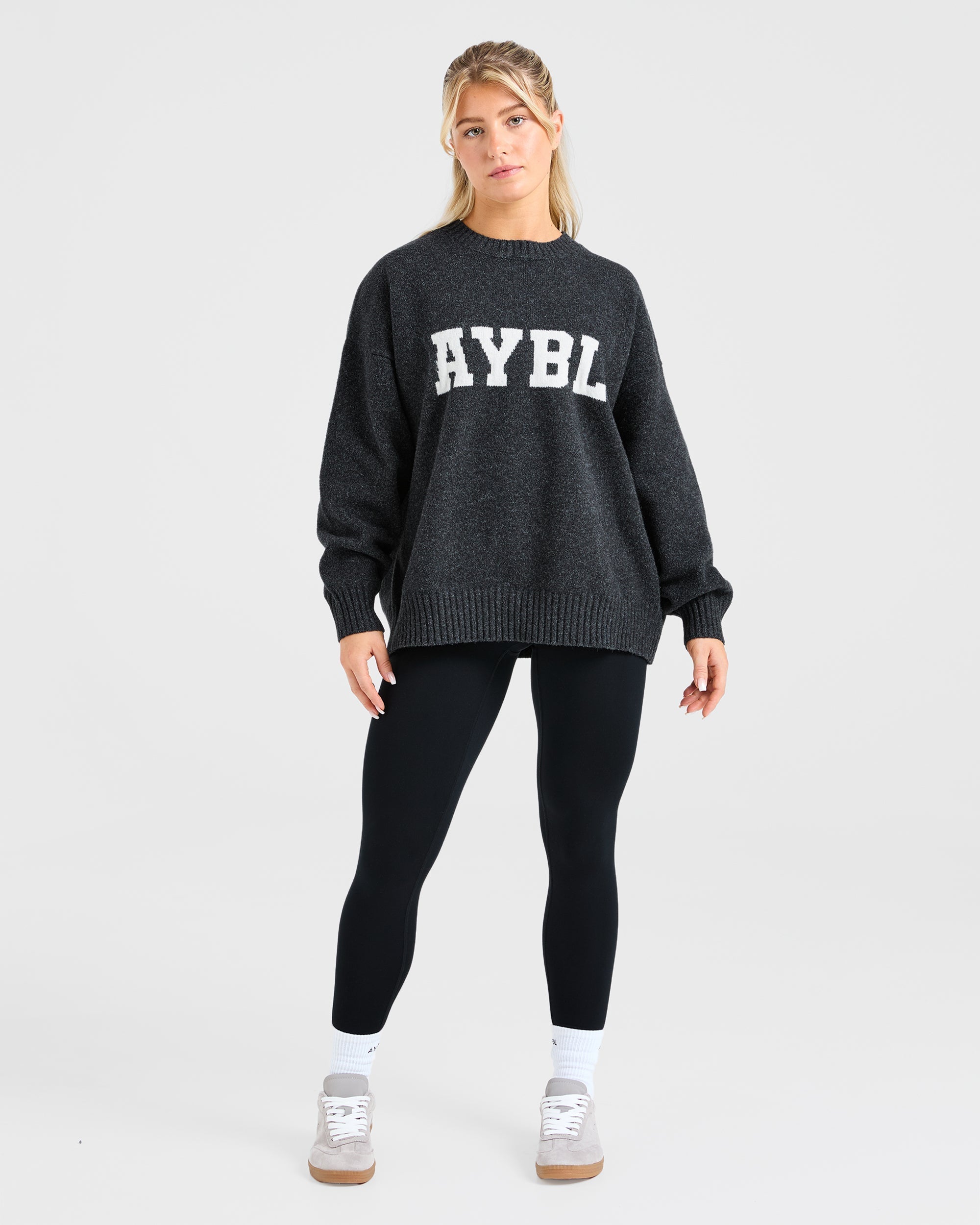 Varsity Oversized Knitted Sweater