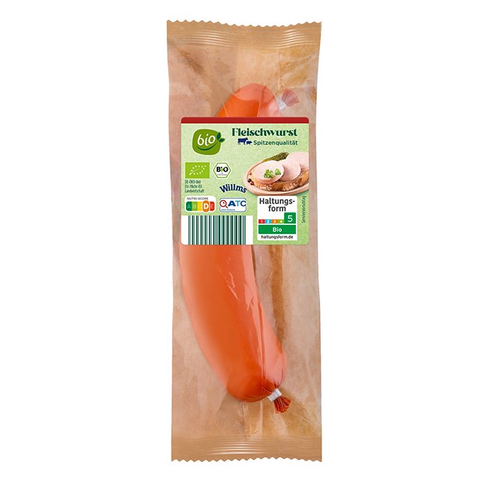 BIO Bio-Wurstspezialitäten 250 g, Fleischwurst
