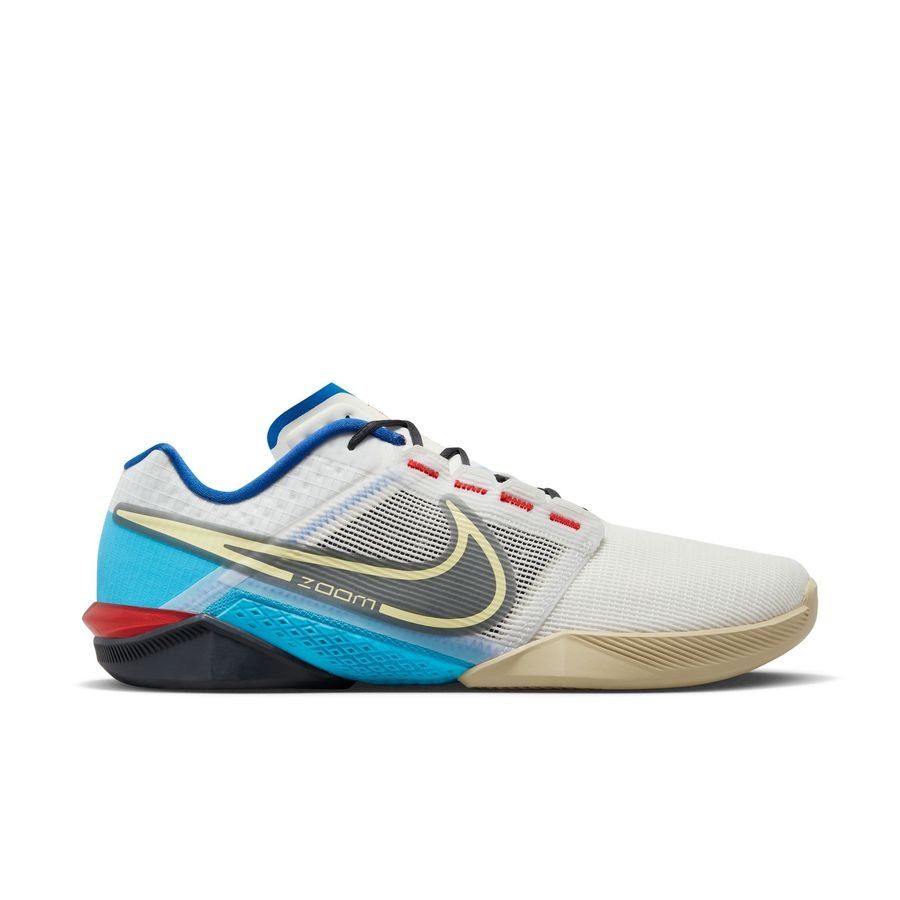 Nike Chaussures d'entraînement Zoom Metcon Turbo 2 - Blanc Cassé/Jaune/Blanc