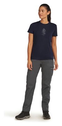 T-shirt Technique Femme Icebreaker Merino 150 Tech Lite Lancewood Bleu