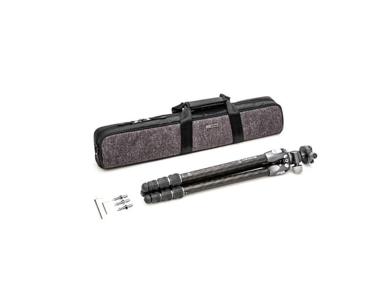 Benro Stativ Kit TTOR14CGX25 Tortoise Stativ-Kit mit Kugelkopf, Schnellwechselplatte, Tasche, Inbusschlüssel und Spikes