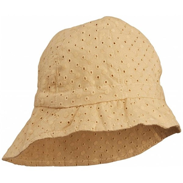 Gorm Solhat Stripe Mustard/White - LieWood → Luksusbaby.dk