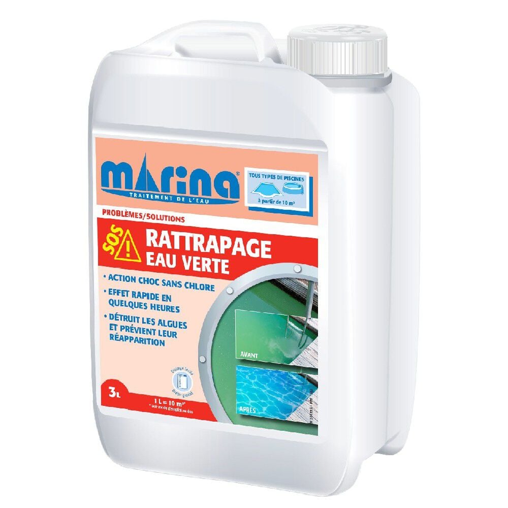SOS rattrapage eau verte 3L Marina