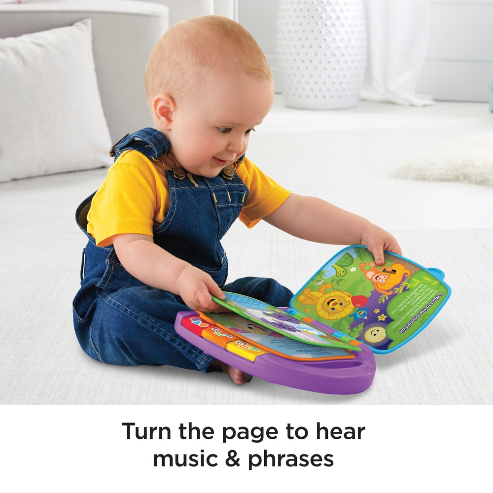 Fisher-Price Lachen & Lernen Bilderbuch Reime Aktivitätsspielzeug