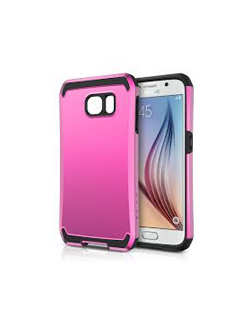 Samsung Galaxy S6 Pink and Black Case