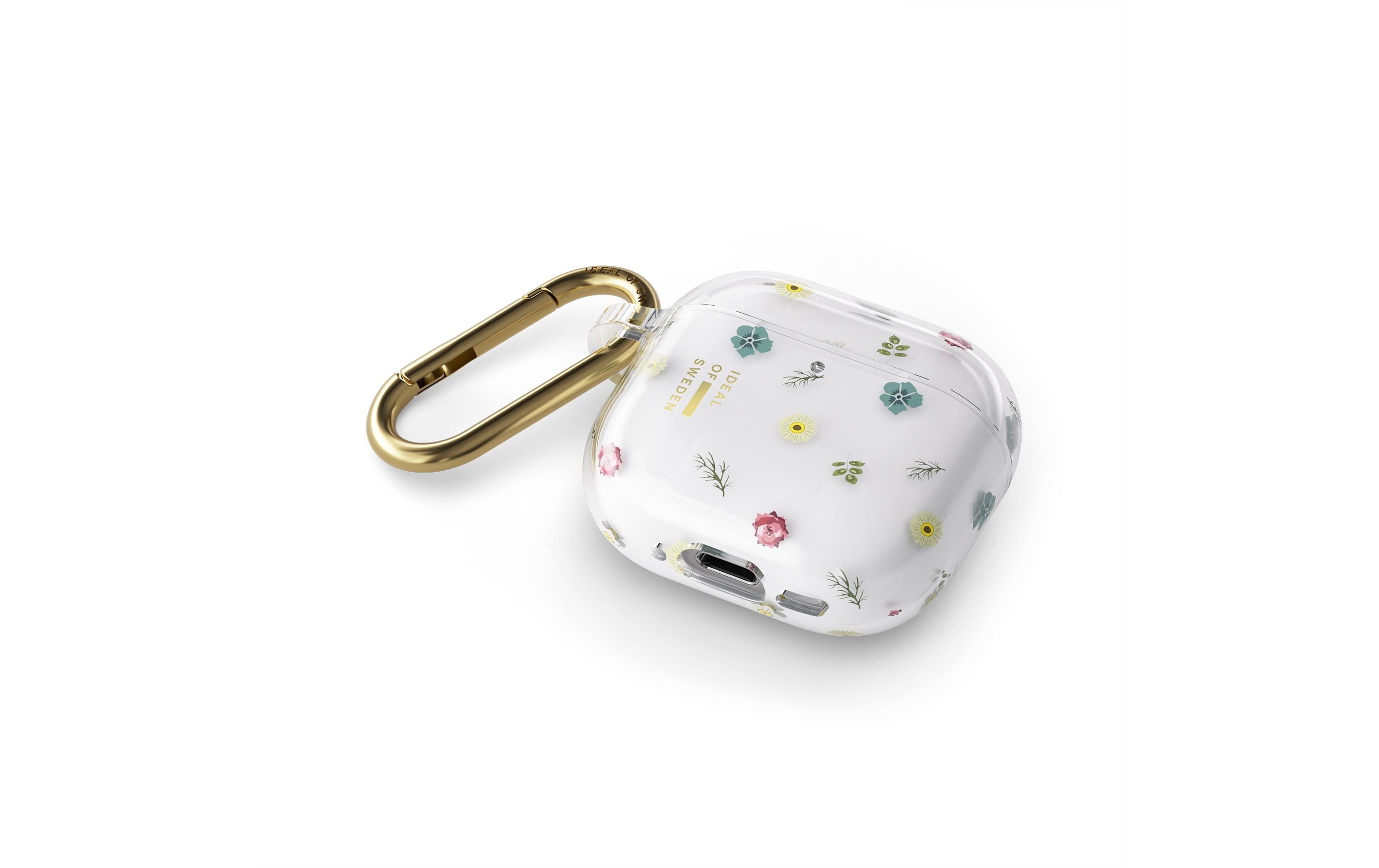 Transportcase Silicone AirPods Mid Petite FloralAirPodcase mit Haken zur Befestigung (4Gen)