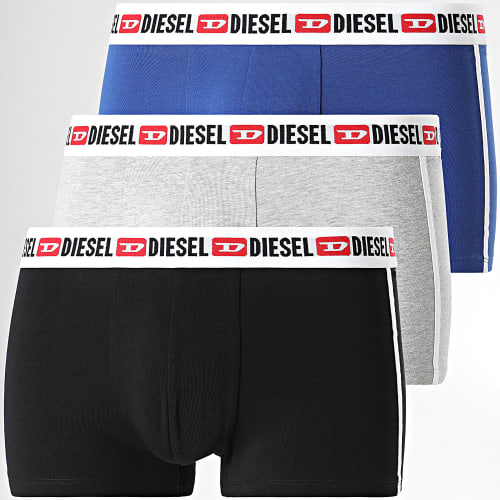 Lot De 3 Boxers Shawn 00SAB2-0AMAL Noir Gris Chiné Bleu Roi