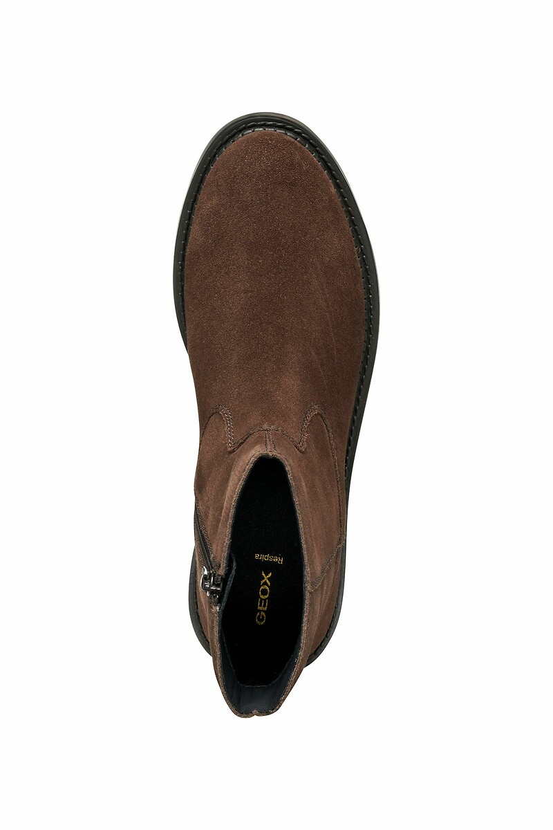 GEOX<br>Bottines Platte com rits em camurça Serilda