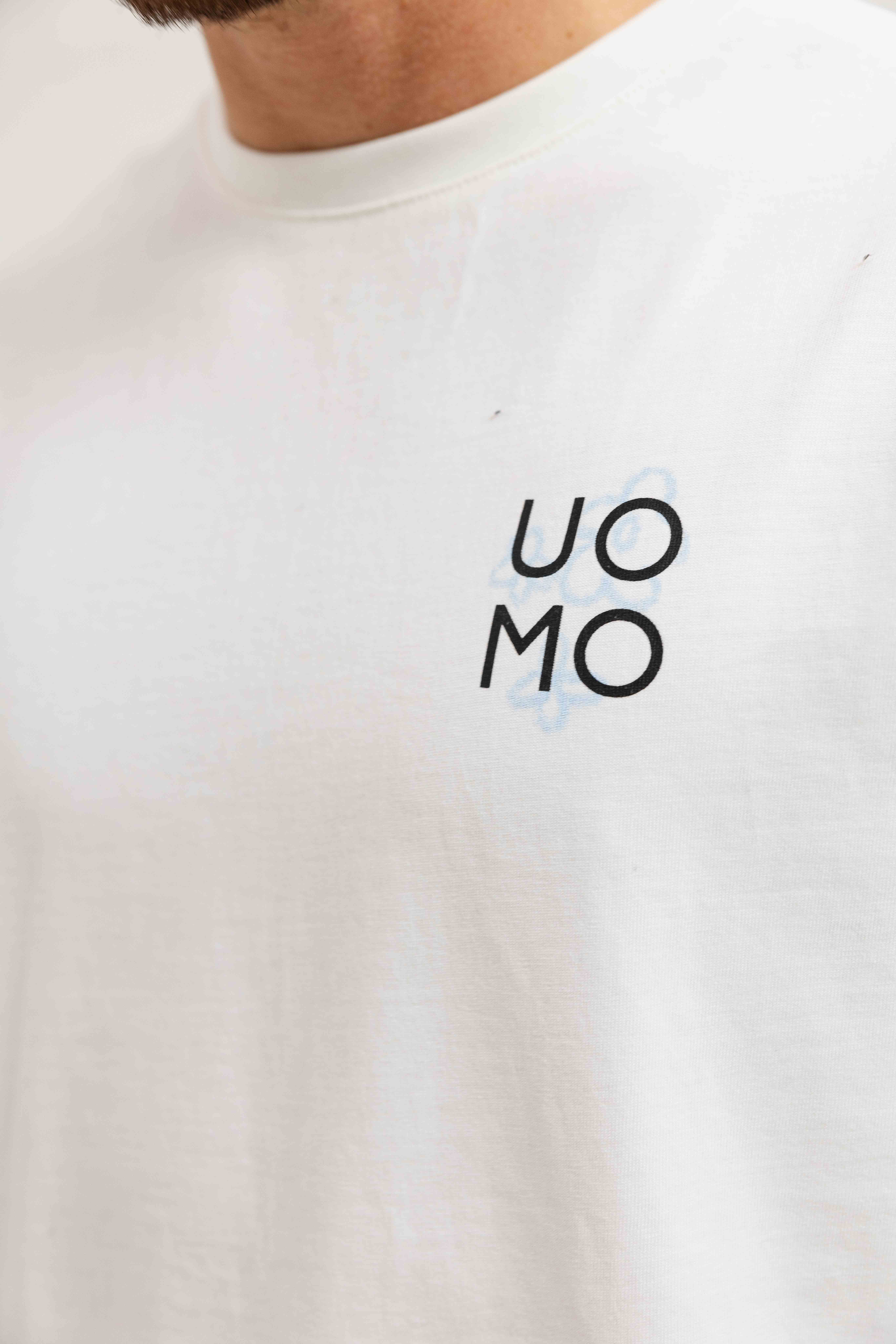 24 Uomo Flora 2.0 T-shirt Heren Off-White