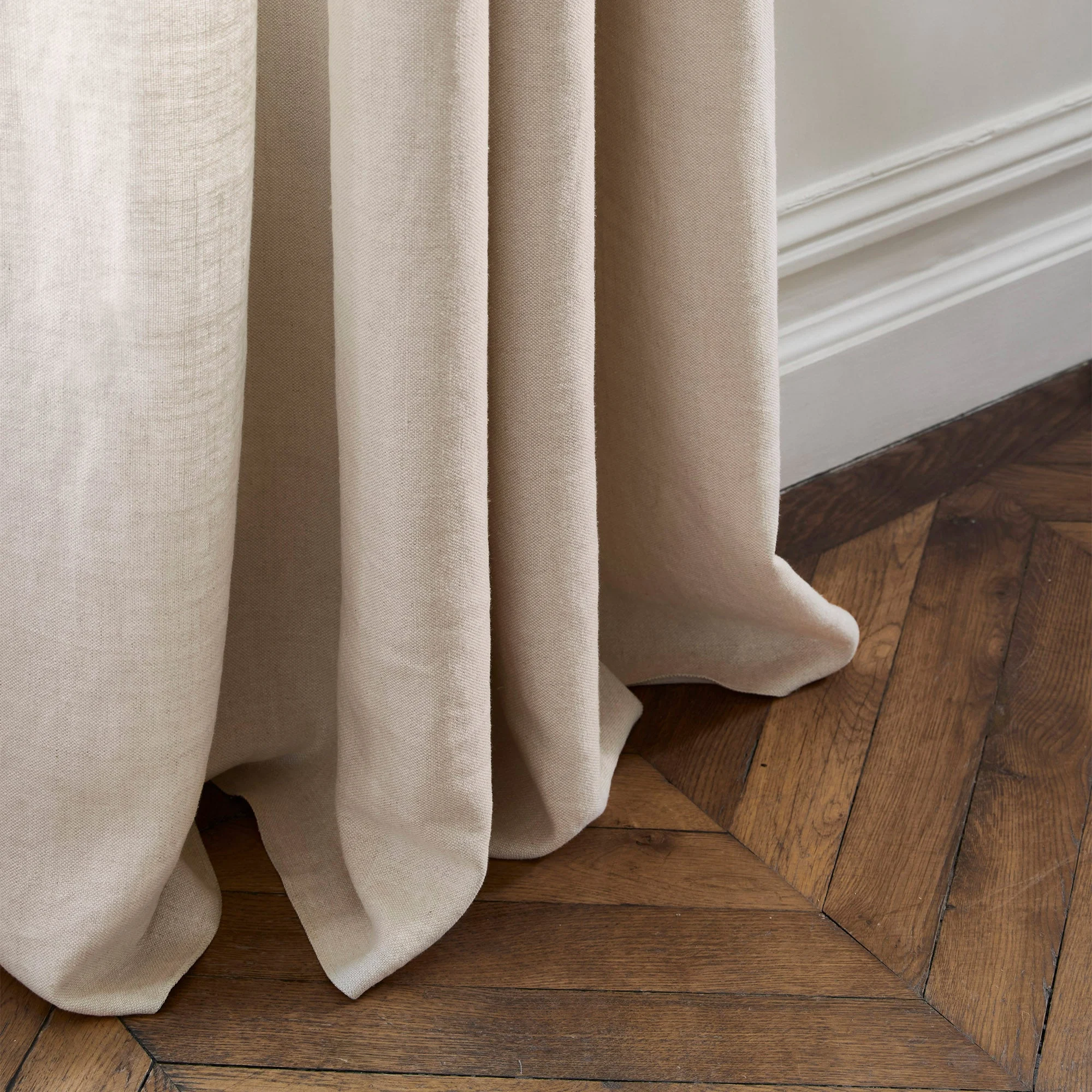 AUBIN - Rideau à galon fronceur | Beige