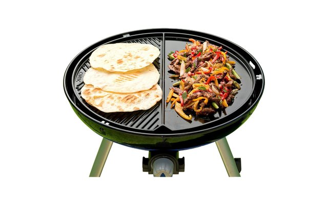 Cadac Grillplatte geteilt für Gasgrill Carri Chef 50 / 2 oder Citi Chef 50