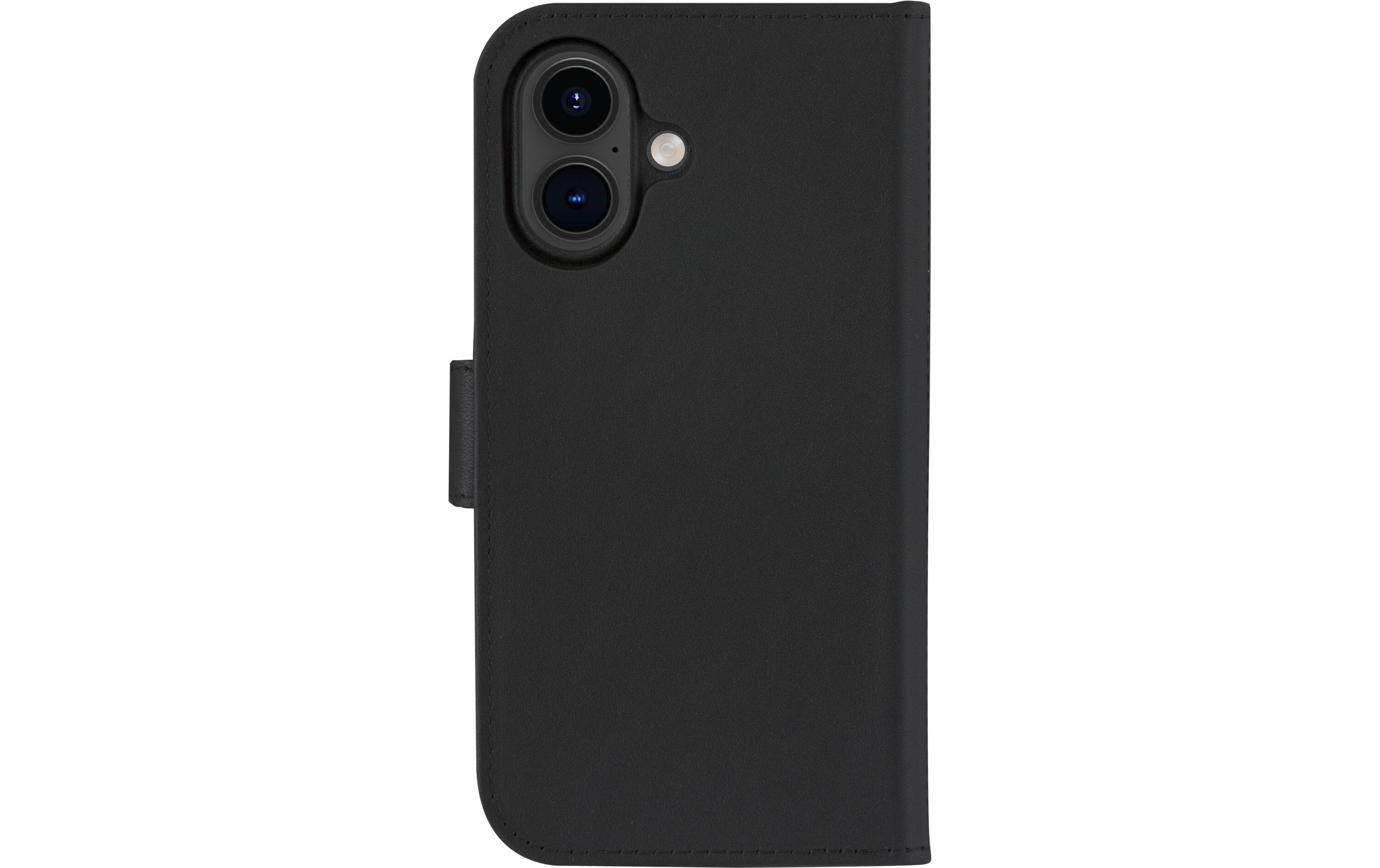 Book Cover Lynge iPhone 16 SchwarzSchutzhülle für das Apple iPhone 16