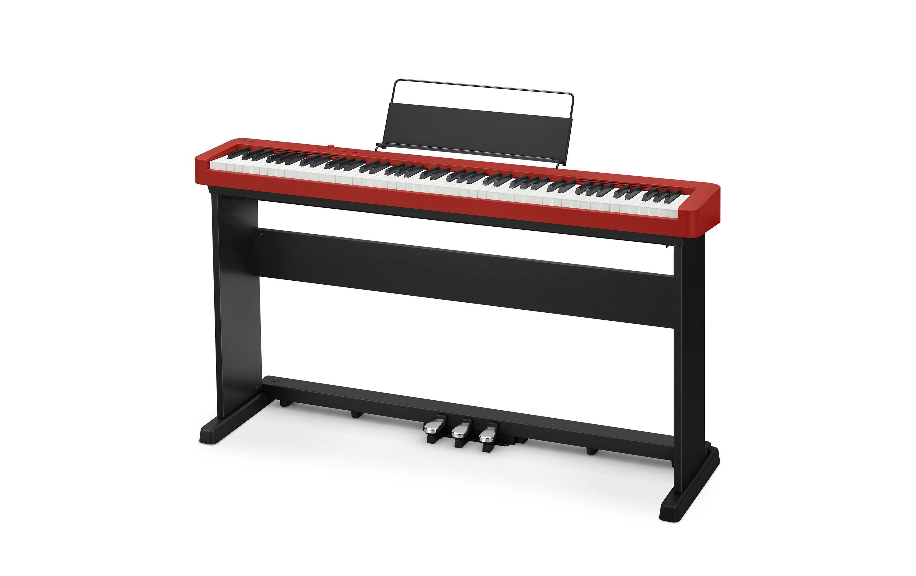 E-Piano CDP-S160 Set, Rot<br>Das Einsteigermodell der CDP-S Digitalpiano-Serie mit gewichtetem Scaled-Hammer-Action-Keyboard II mit 88 Tasten