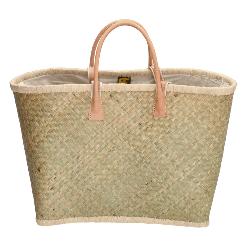 PE Florence Penjy Strandtas / Rieten Mand Beige