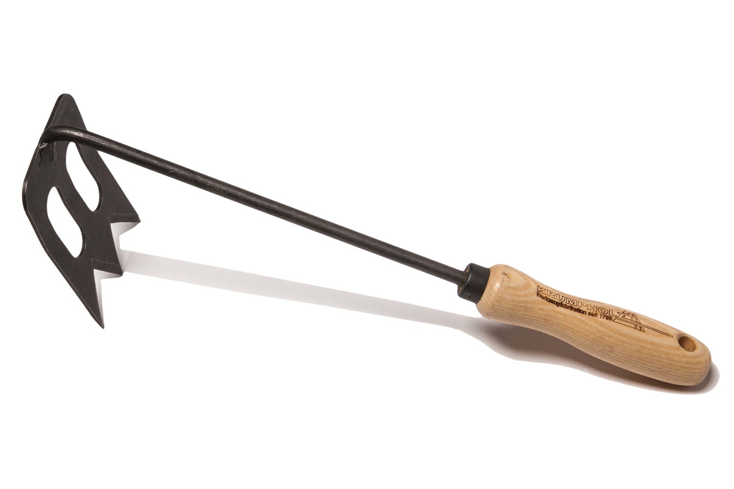 Krumpholz, handhak met essenhouten steel