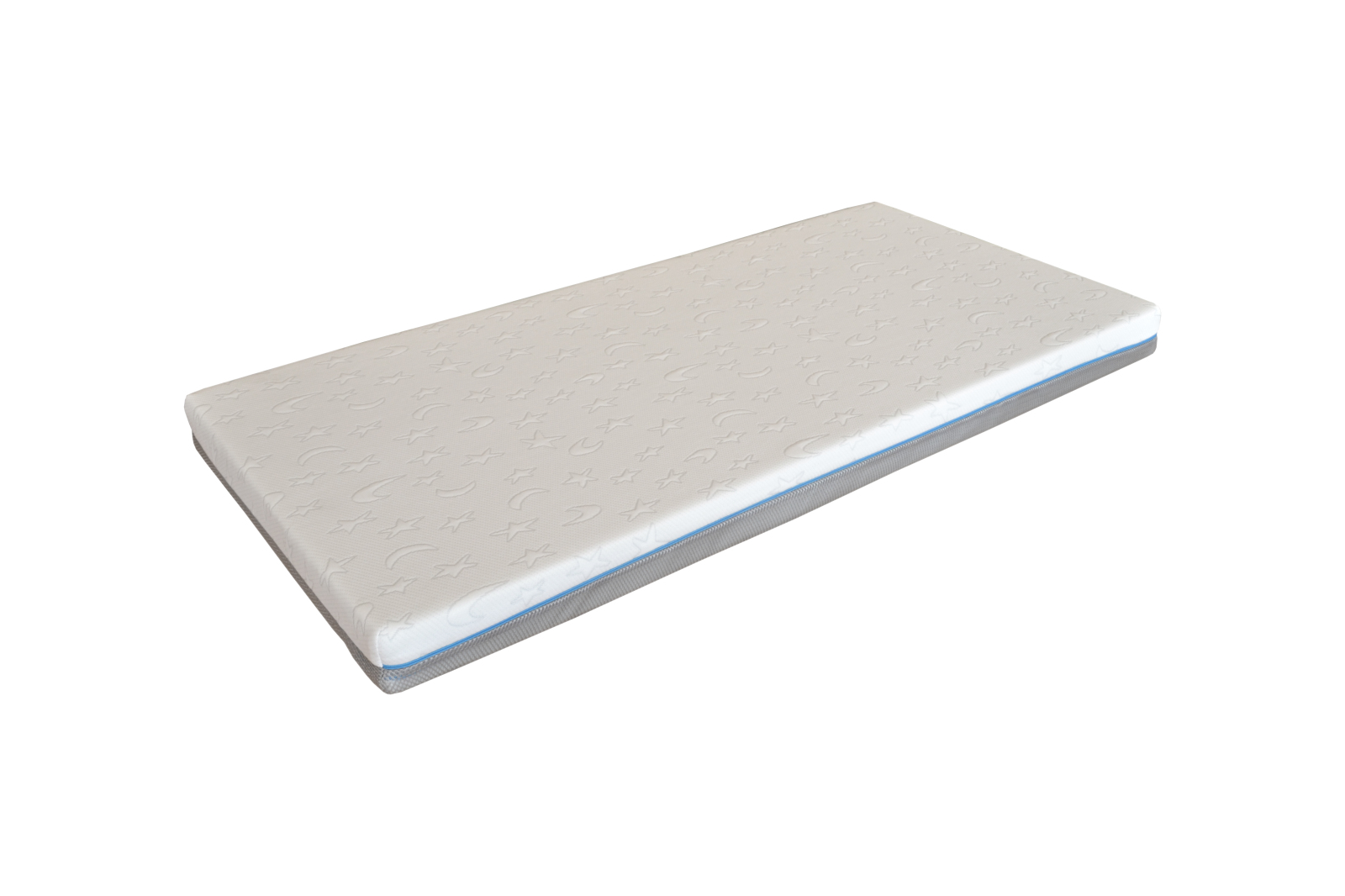 Taschenfederkern-Rollmatratze JUNIOR EXCELLENCE - beige-grau - H2 - 60x120 cm