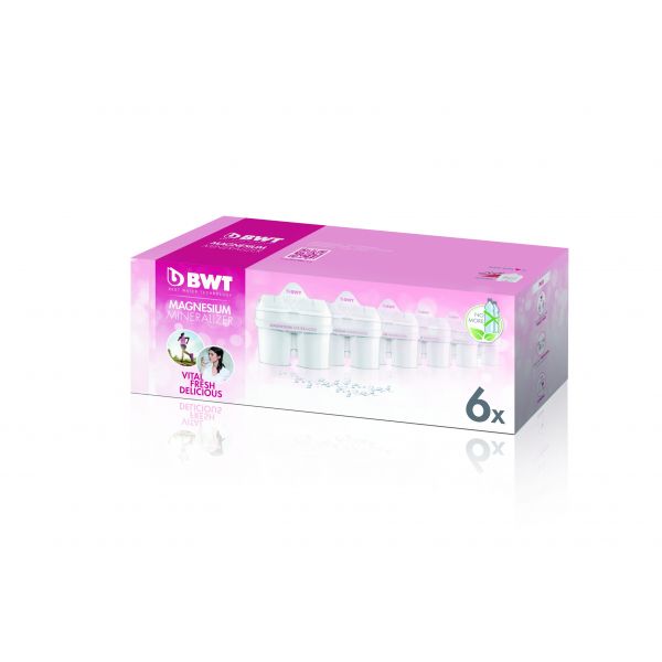 Bwt Pack de 6 Filtros Jarra de Agua Magnesio Longlife mg2