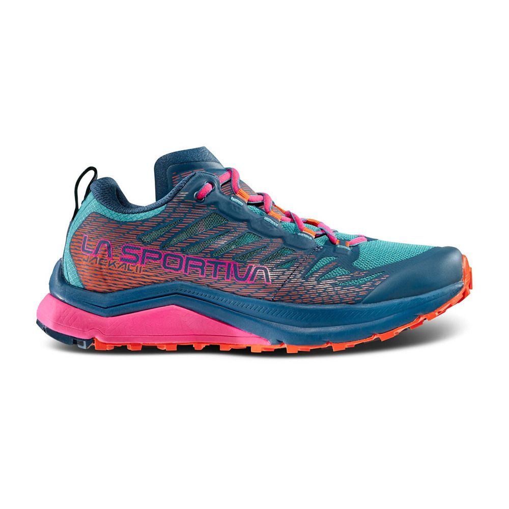 La Sportiva JACKAL II - Chaussures trail Femme storm blue/lagoon