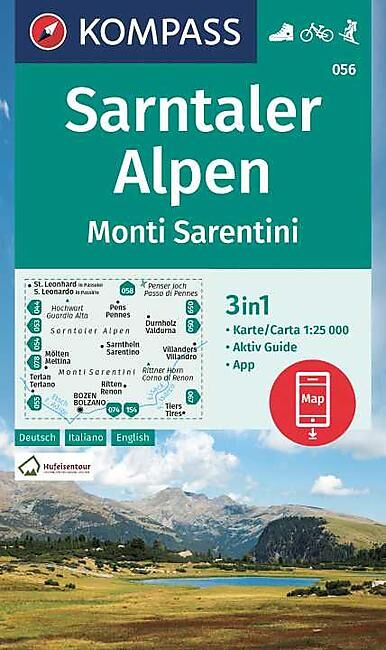 KOMPASS - 056 SARNTALER ALPEN