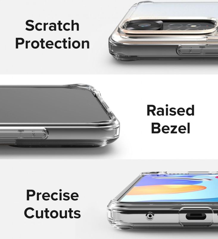 Ringke Fusion Xiaomi Redmi Note 11 / 11S Hoesje Transparant
