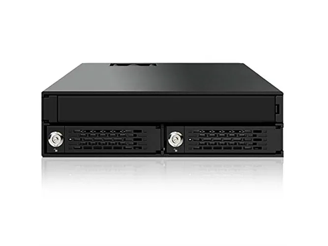 ICY Dock ToughArmor MB994IKO-3SB - Hus til lagringsenhed - SATA 6Gb/s / SAS 12Gb/s - SATA 6Gb/s - sort