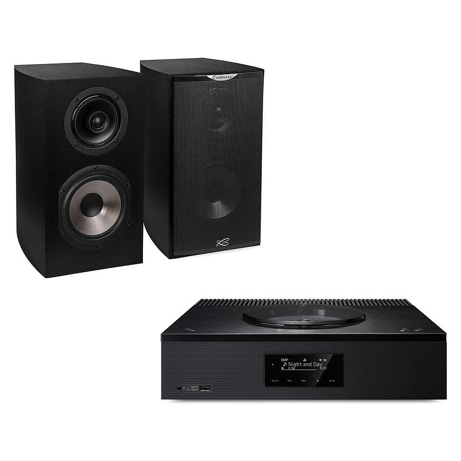 Technics SA-C600 Noir + Cabasse Antigua MC170 Noir brossé
