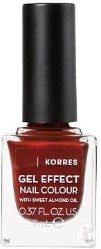 Korres Gel Effect Vernis À Ongles Velour Red 58 Flacon 11ml