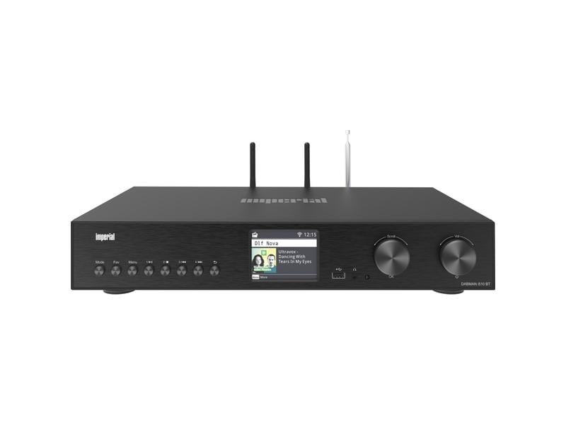 Imperial Netzwerk-Audioplayer DABMAN i510 BT Schwarz Tuner mit viel Streaming-Power und DAB -,FM- und Internetradio