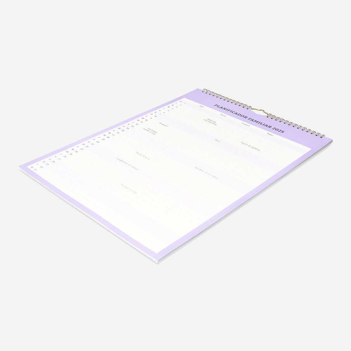 Lilla familiekalender - spansk