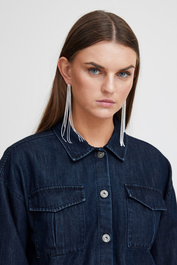 ICHI IHAUBREY JA Washed dark blue
