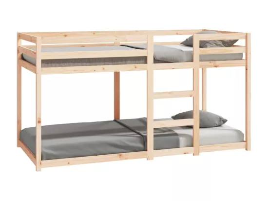 Lit superposé 90x200 cm Bois de pin massif