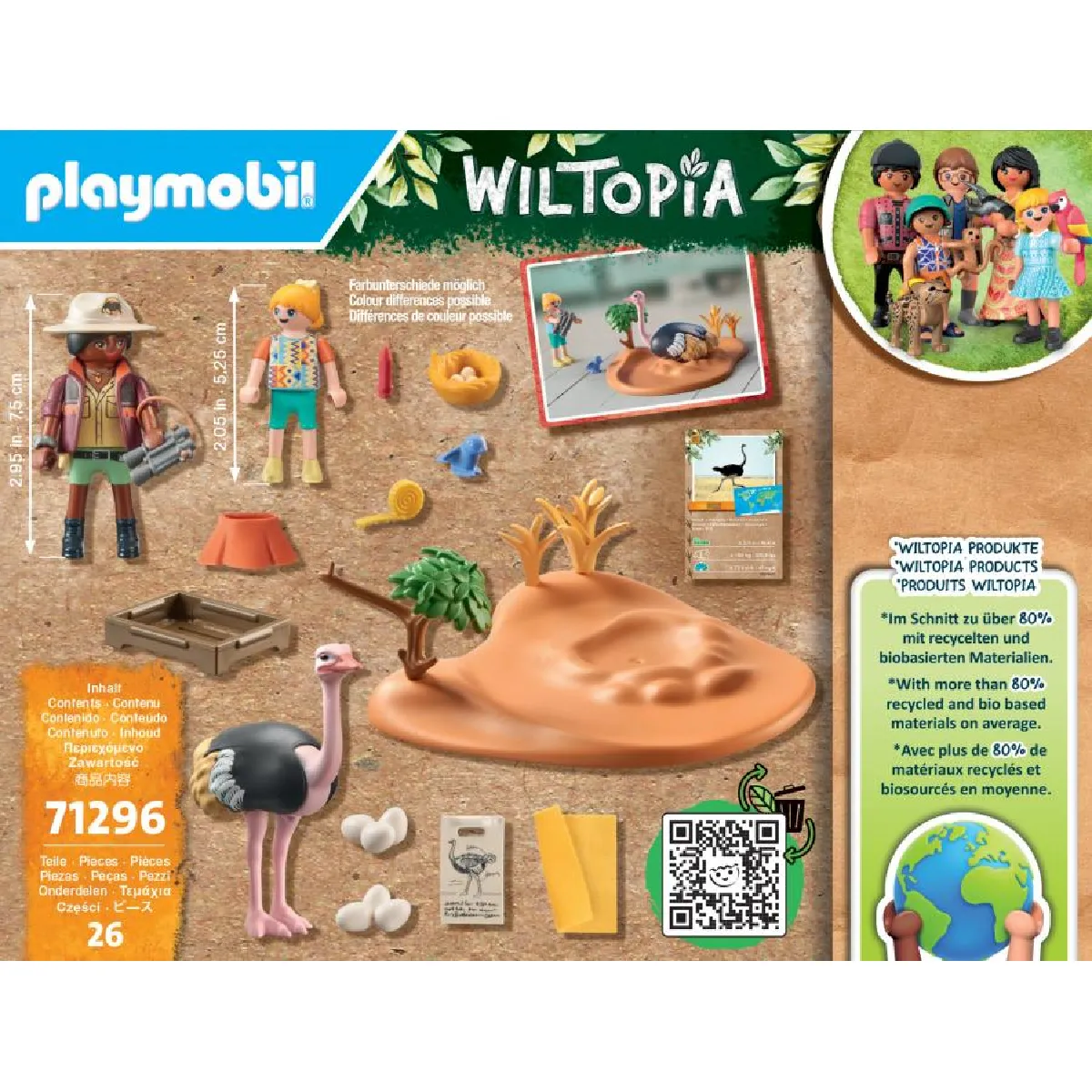 Playmobil® PLaymobil 71296 Explorateurs & Nid d'autruche