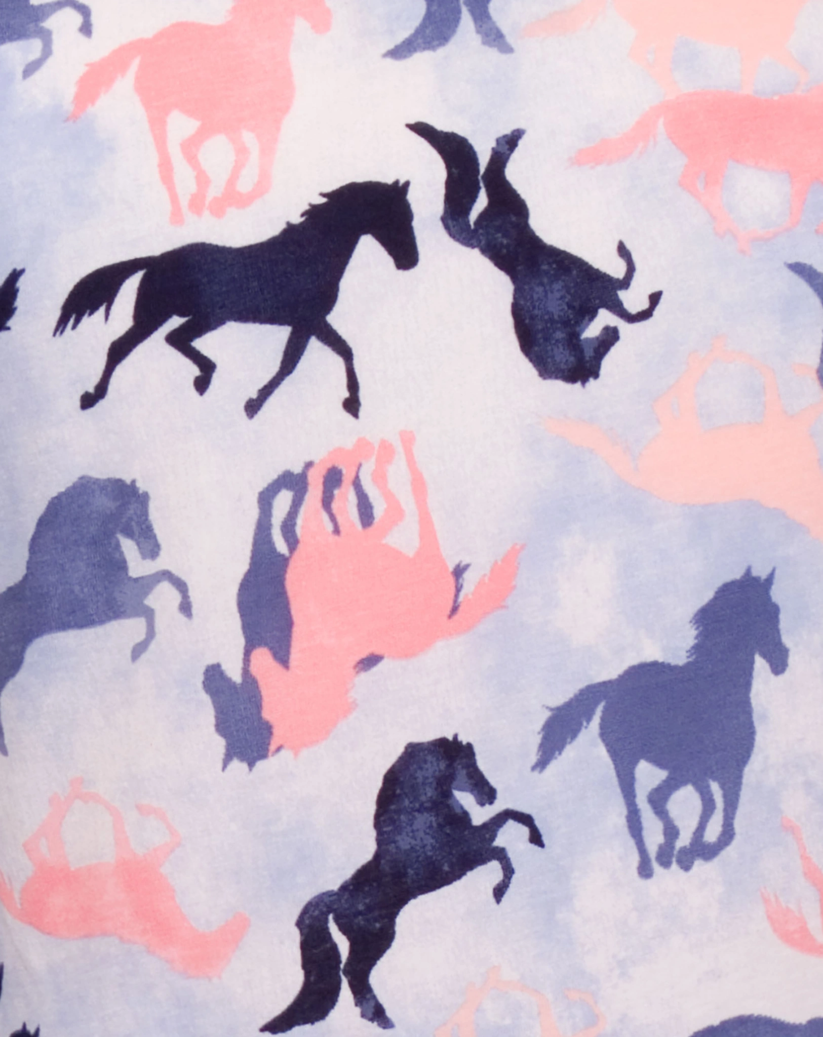 Kurzarmkleid HORSES in arctic blue
