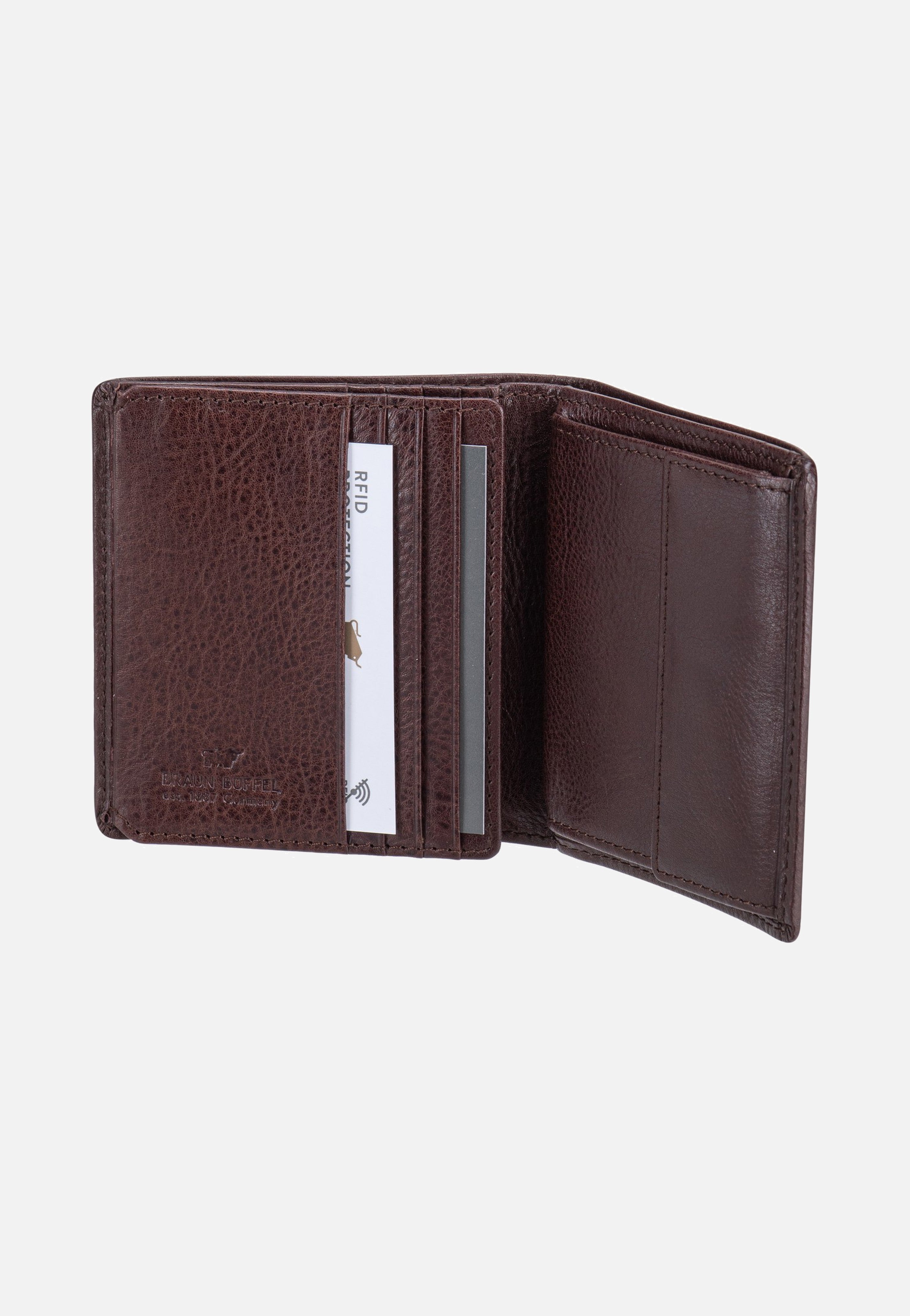 Arezzo RFID Carré 8Cs Braun - Portemonnaie