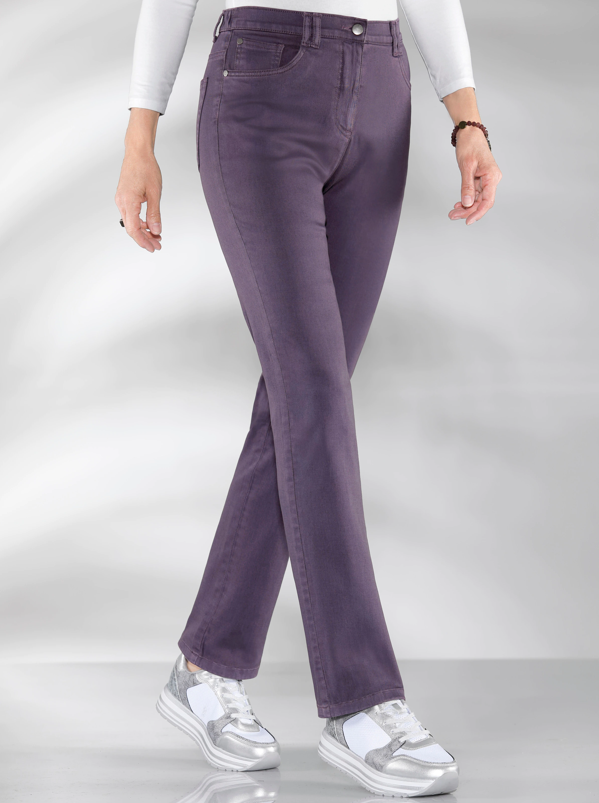 Stretch-Hose in lavendel