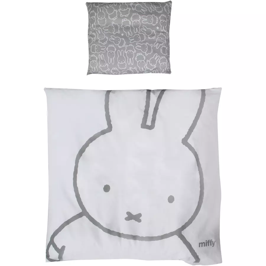 roba Wiegenbettwäsche 2-teilig Miffy® 80 cm x 80 cm