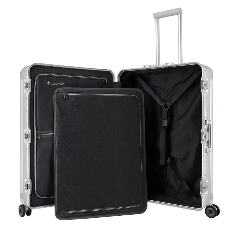 Valise rigide Next Aluminium 77 cm Argent