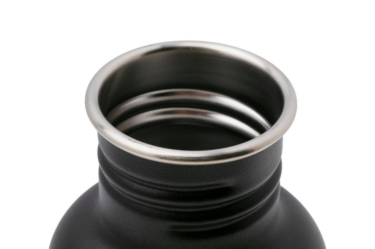 Klean Kanteen Classic Water Bottle 1011193 Black, Flip Seal Sport Cap, drinkfles, 800 ml