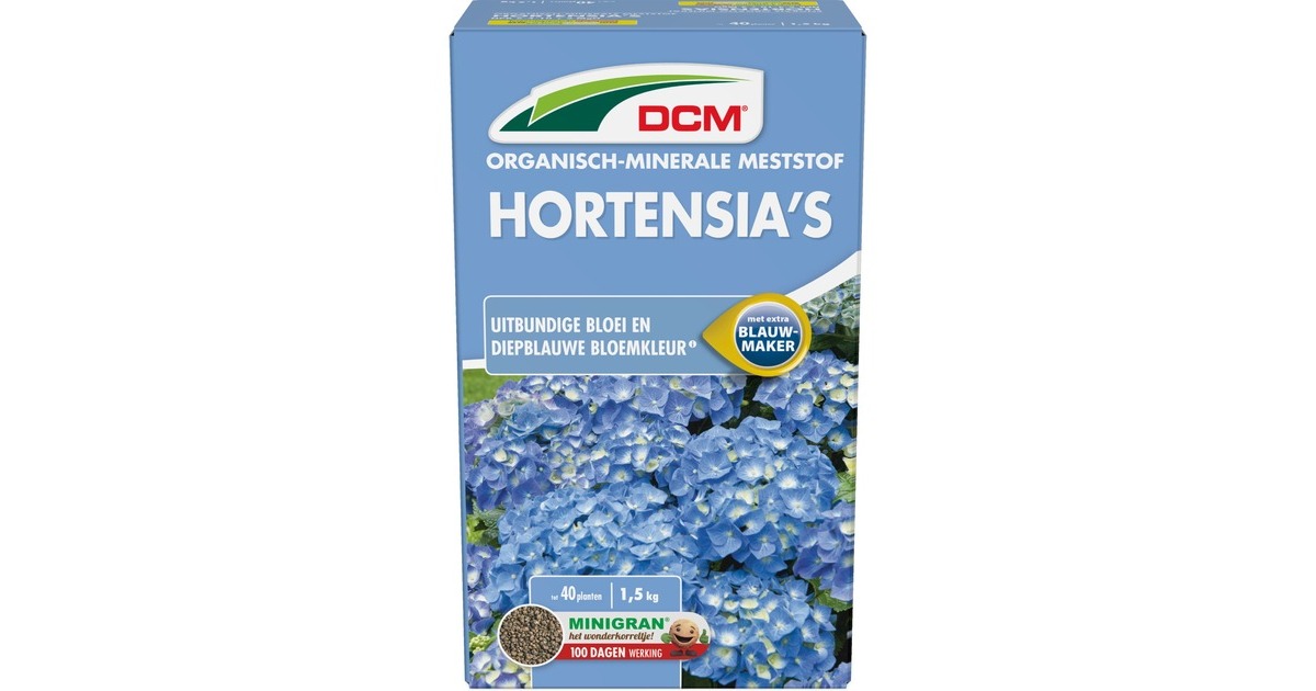 DCMMeststof Hortensia's 1,5 kg  (Tot 40 planten)
