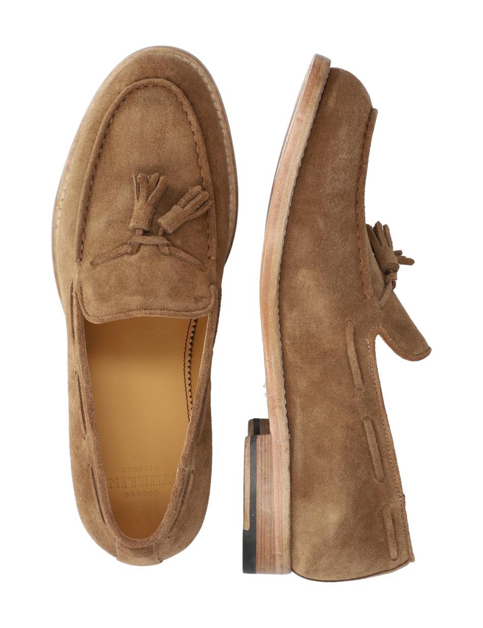 Veloursleder Slipper