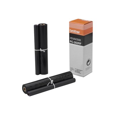 Brother PC302RF - Pack de 2 - noir - ruban d'impression original